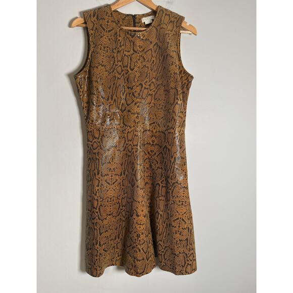 Notes Du Nord Mercy Snake Embossed Leather Dress Lamb Leather Size 40 (US 10) - Picture 2 of 10